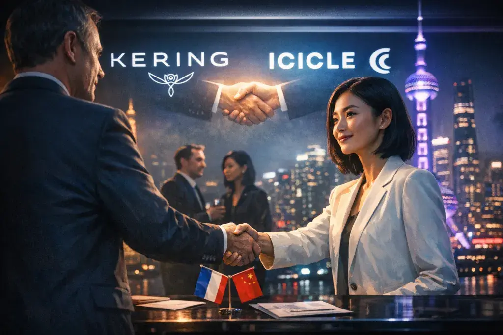 Kering Secures Minority Stake in Chinese Luxury Brand Icicle Through New Partnership