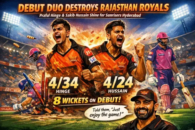 Two Debutants Dismantle Rajasthan Royals, Earning Praise From SRH Bowling Staff